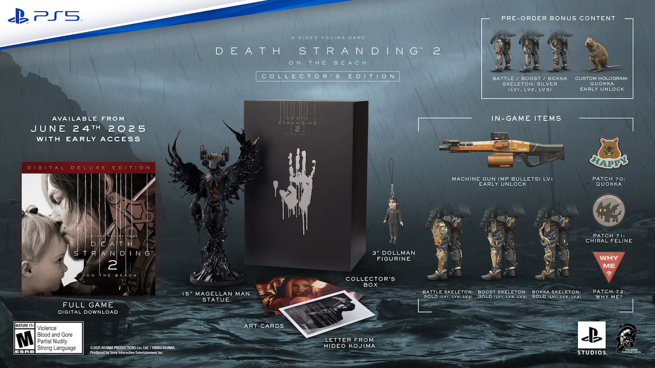 death stranding 2 koleksiyon surumu ve ozellikleri