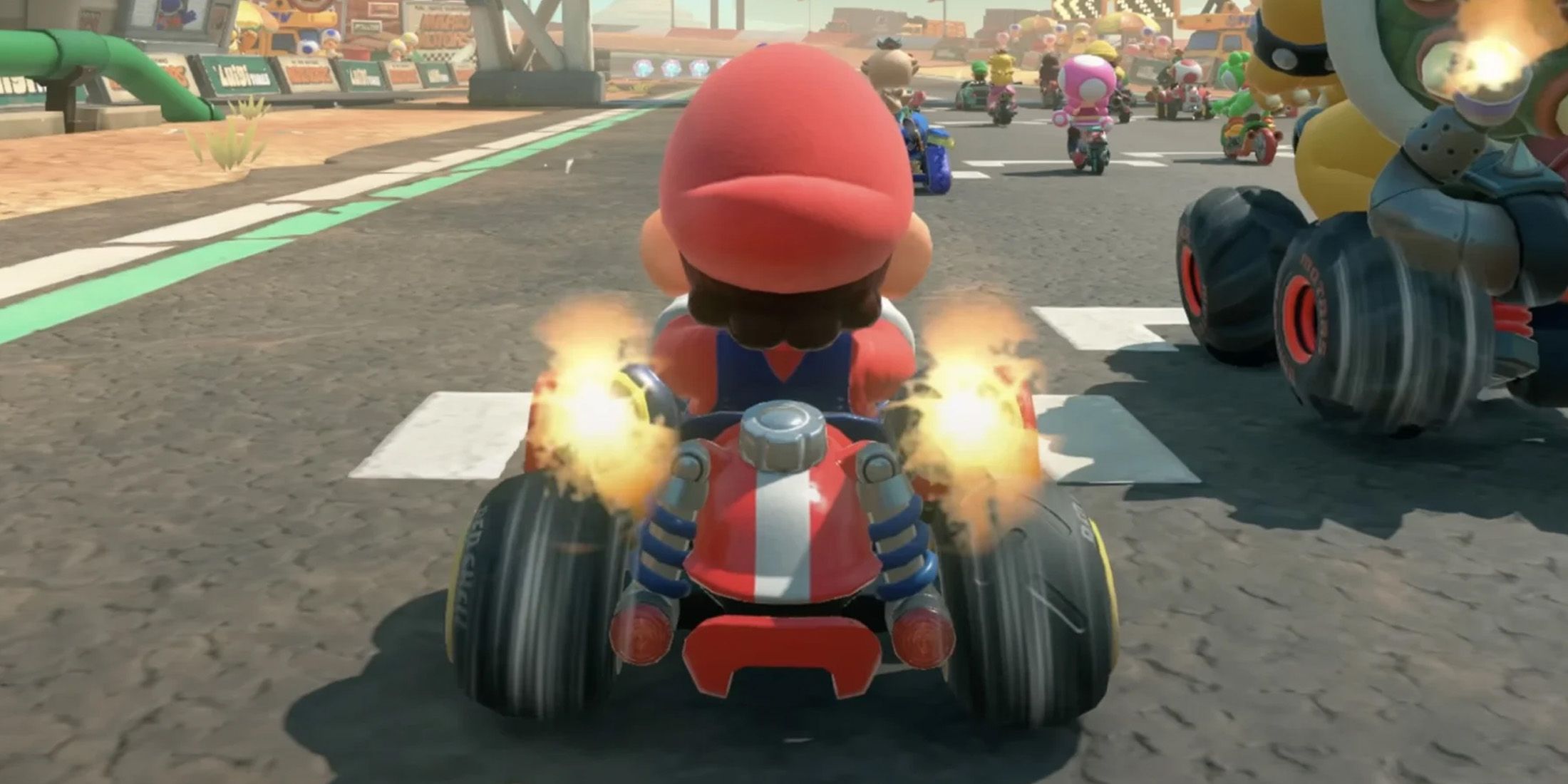 mario kart world ikonik nesneler neredeyse kesiliyordu
