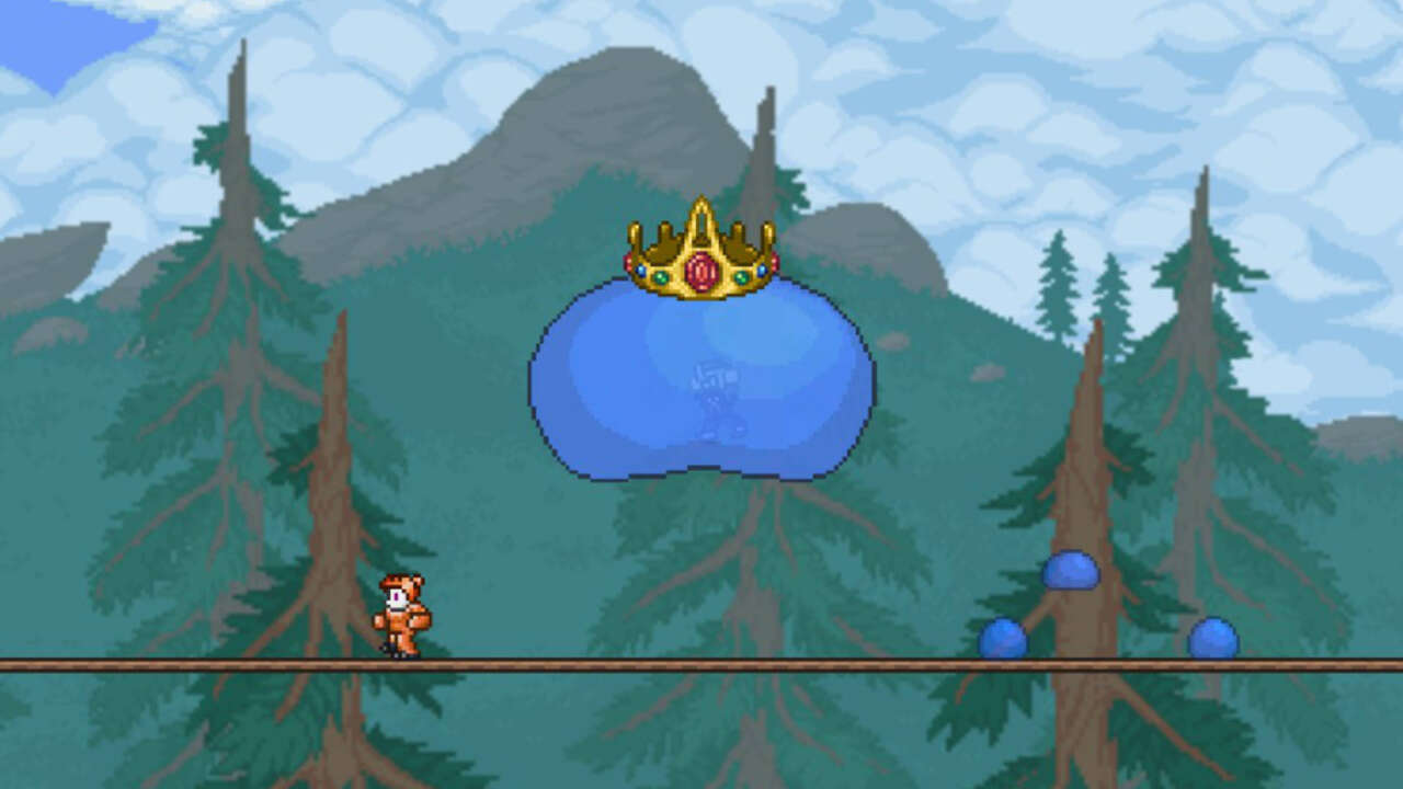 terraria king slime cagirma yenme ve ganimetler